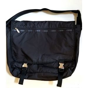 Lesportsac Black Messenger Bag NWOT